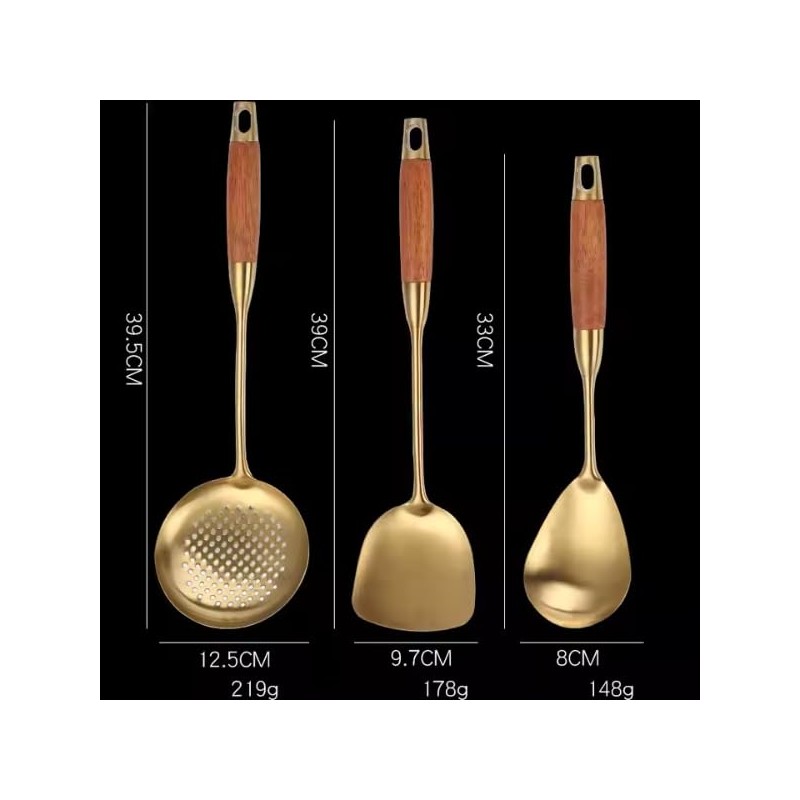 Heavy-Duty Stainless Steel Utensil Set – Spatula & Spoon for