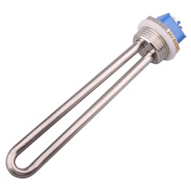 DERNORD 24V 600W Heating Element Submersible Water Heater Element Stainless Steel Immersion Heater with 1 Inch NPT Fitting