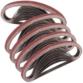 STEBRUAM Sanding Belt 13 x 457 mm,50PCS 120 Grit