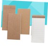 DOITOOL 8pcs Portable Memo Pad Blank Lined Notebooks Compact Office