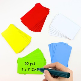 Full Colored Dry Erase Magnetic Labels (5x3 x 30 pcs)