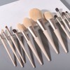 12pcs Makeup Brush Set Morandi Synthetic Fluid Foundation Powder Concealers