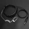 Telescopic Throat Vibration Microphone Earphone Headphone for Walkie Talkie Radio