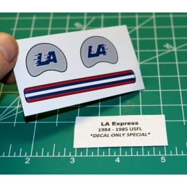 1984-1985 Los Angeles Express USFL Football Gumball Helmets *DIECUT DECALS ONLY*
