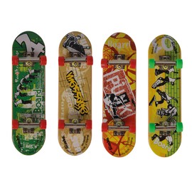 Simba 103306084 Finger Skateboard Set of 4, Finger Toy, Printed, 9 cm, from 5 Years
