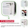 FlexLatch Cat Door Holder Latch - Bright White Cat Door