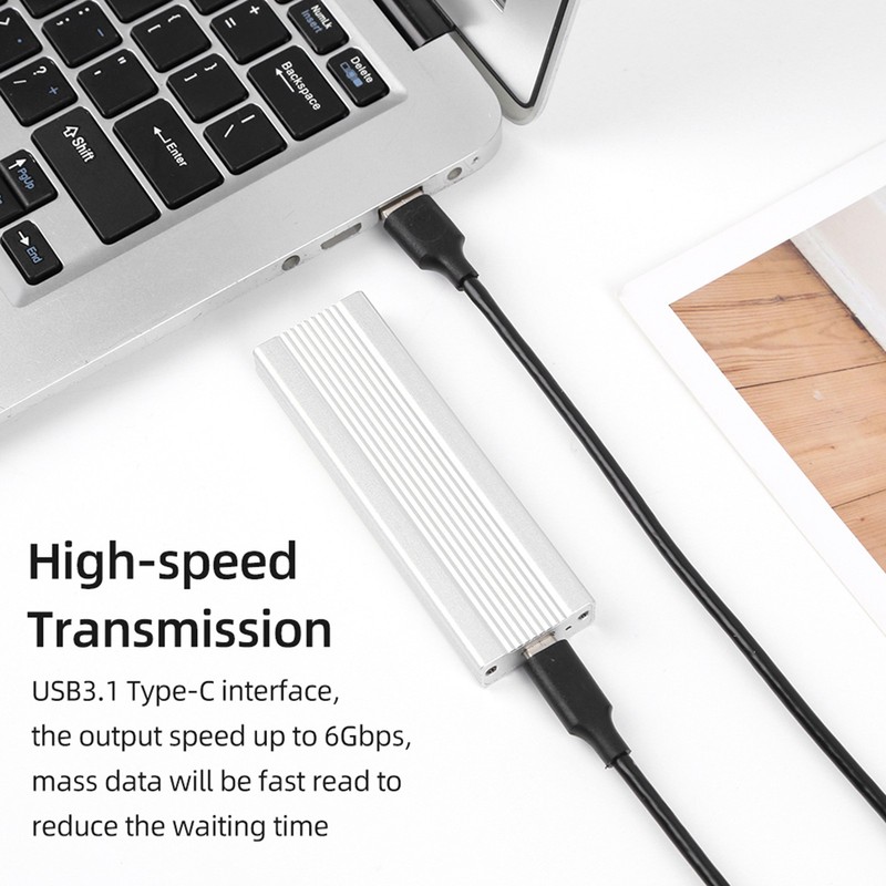 M.2 NGFF SATA Mobile Hard Disk Case USB3.1 Type-C External