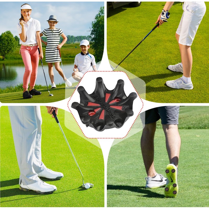 Pack of 20 Golf Shoe Spikes Replacement, Golf Spikes Studs,