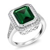 5.00 Ct Vintage Women's 925 Sterling Silver Octagon Cut Nano