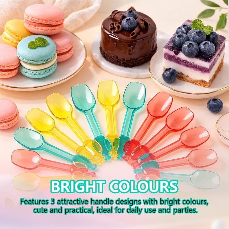 36pcs Ice Cream Spoons, Mini Spoon, Easy to Carry, Suitable