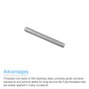 MECCANIXITY Fully Threaded Rod M6 x 50mm 1mm Thread Pitch