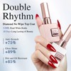 Double Rhythm 2 Pcs 15ML No Wipe Gel Top Coat
