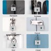 Lock with Fingerprint, IP55 Waterproof, Padlock Fingerprint, USB Charging Bluetooth