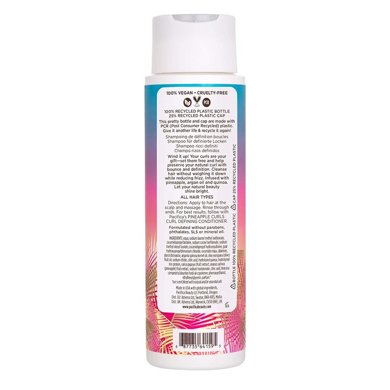 PACIFICA Curls Defining Shampoo, Pineapple 12 Fl Oz
