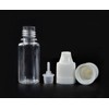 sanyangboli 50PCS 10ml/0.34oz Clear Plastic Squeezable Dropping Bottles Empty Bottles