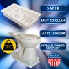 Medway Toilet Riser 4-Inch Lift Standard Kit - Stable, Supportive,