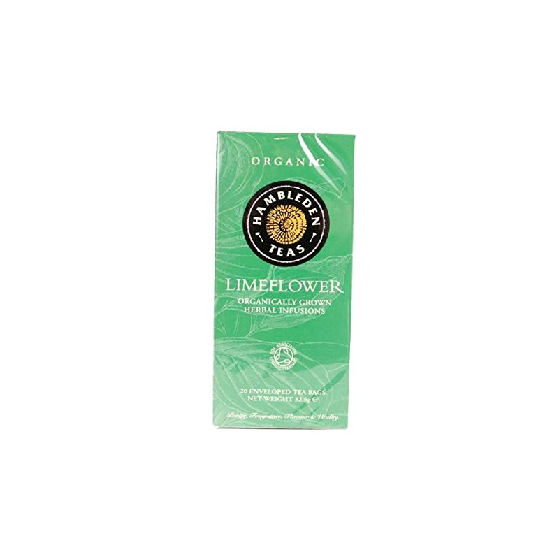 HAMBLEDEN Herbs Organic Lime Flower Tea Bags 32.5g (Pack of