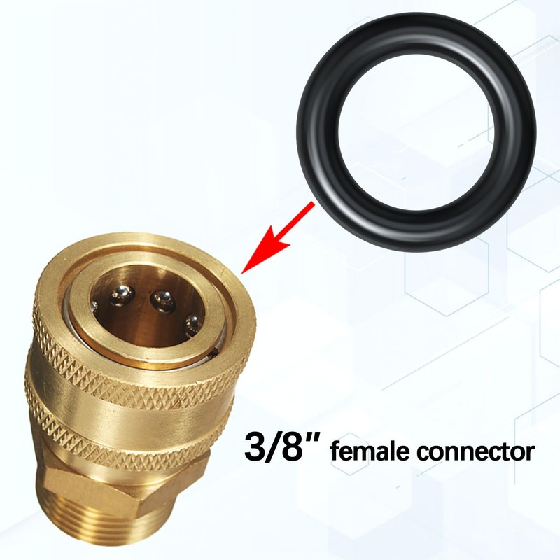 PAGOW 50 Pack Thickened O-Rings Power Pressure Washer Replacement for