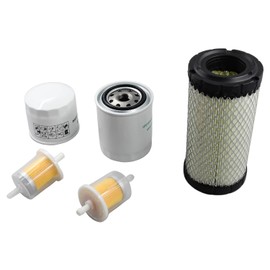 Filter Kit for Kubota B BX Z D Series BX24 BX25 Tractors Rep for Kubota Oil Filter HH150-32094 70000-15241 HHK20-36990 Air Filter K1211-82320 K2581-82311 6A10082630 Fuel Filter 12581-43012 12581-43010
