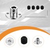 4Pcs 6mm Flange Coupling Connector, Rigid Flange Coupling High Hardness