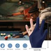 3 Open Fingers Billiard Gloves for Men Women Elastic Non