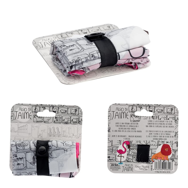 PracticDomus Foldable and Reusable Shopping Bag with Large Capacity and