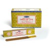 3 X TREE OF LIFE Satya Nag Champa Incense Sticks Packs 15g with Souvenir Badge By Sterling Effectz