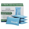 Litepak Shoe Deodorizer and Odor Eliminator Activated Charcoal Odor Absorber