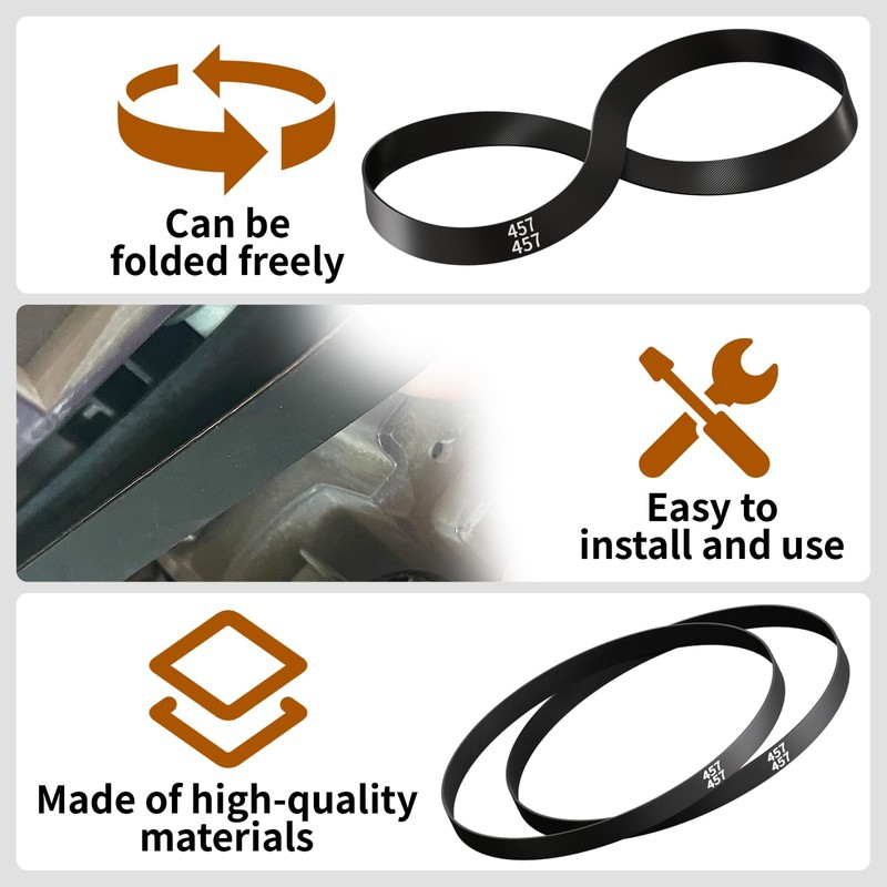 562289001 Vacuum Belt MS 12.8X457 for Hoover Vacuum Belt Replacement