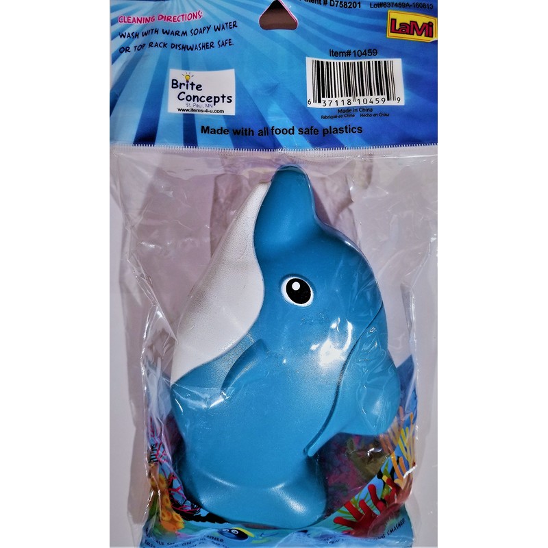 Brite Concepts Dolphin Snack Box, Plastic