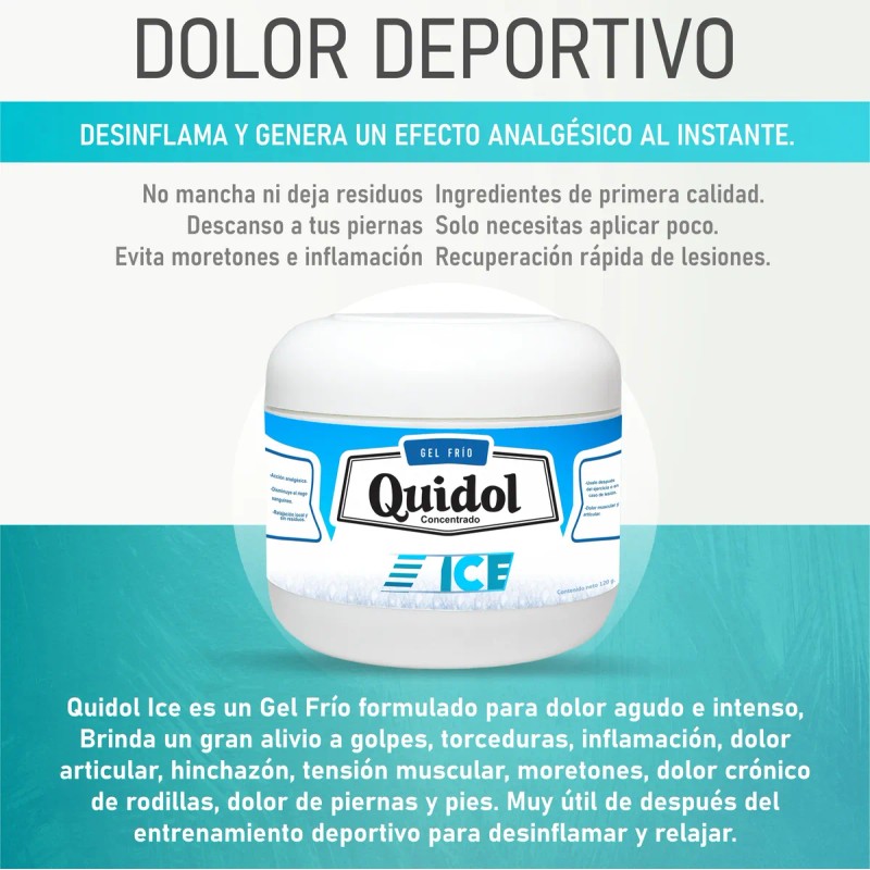 Kit 3 Quidol - Alivio Completo De Dolor De Diferentes