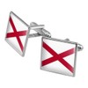 GRAPHICS & MORE Alabama State Flag Square Cufflink Set -