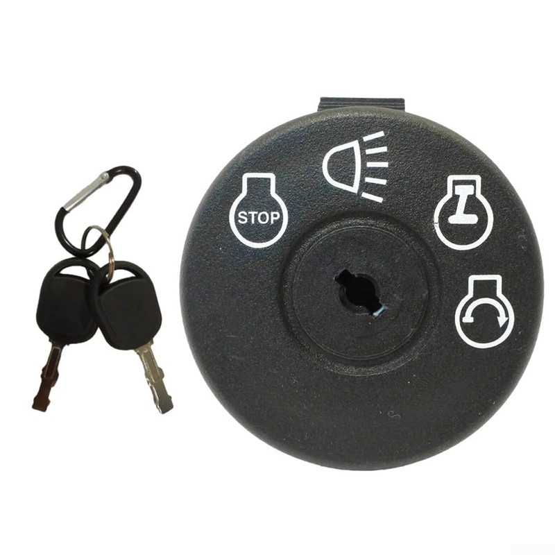 SPORTARC Lawnmower Ignition Switch, Ignition Key Switch with Key for