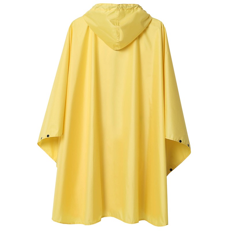 SaphiRose Unisex Rain Poncho Raincoat Hooded for Adults Women with