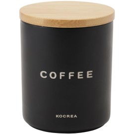 Ishigaki 4547 Coffee Canister, Porous Ceramic, Black, 15.2 fl oz (450 ml), Seasoning, Storage Container