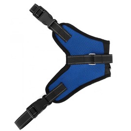 Copatchy No Pull Reflective Adjustable Dog Harness with Handle (XLarge Blue)