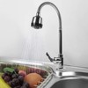 Zinc Alloy Swivel Spout Single Handle Sink Kitchen Faucet Pull