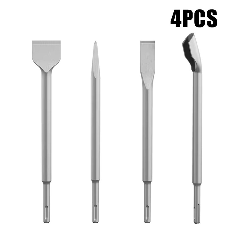SDS Plus Chisel Set for Rotary Hammer Drill, Masonry Removal