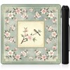 Mocsicka Green Chinoiserie Mahjong Mat 31.5" x 31.5"
