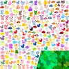 250 pcs Luminous Mini Resin Animals Many Styles Variety Tiny