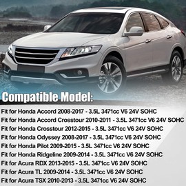 Shtuomoland HS26509PT MLS Cylinder Head Gasket Set Compatible with Honda Accord Odyssey Pilot Ridgeline Crosstour 2008-2017 Acura RDX TL TSX 3.5L 2009-2015 Replace HS26509PT J35Z2 J35Z3