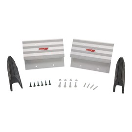 Extreme Max 5001.6804 Aluminum Ramp Kit for 2x12 Boards – Premium DIY Truck & Trailer Loading Kit with 12" Ramp Ends, Rubber Caps & Mounting Hardware