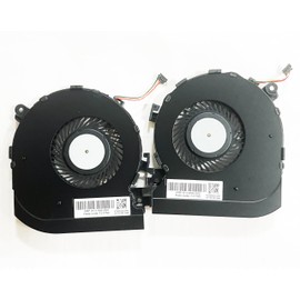 Fleshy Leaf CPU + GPU Cooling Fan Replacement for HP Spectre X360 15-BL 15-bl000 15-bl100 15t-bl000 TPN-Q179 DC5V 914357-001 914358-001