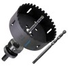 WOWSUPM 4-1/8” Carbide Grit Hole Saw Cutting Air Brick Stucco