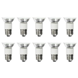 10-Bulbs 75 Watt JDR MR16 75W 130 Volt Medium Base E27 Hood Flood Lamp E26 120V Anyray