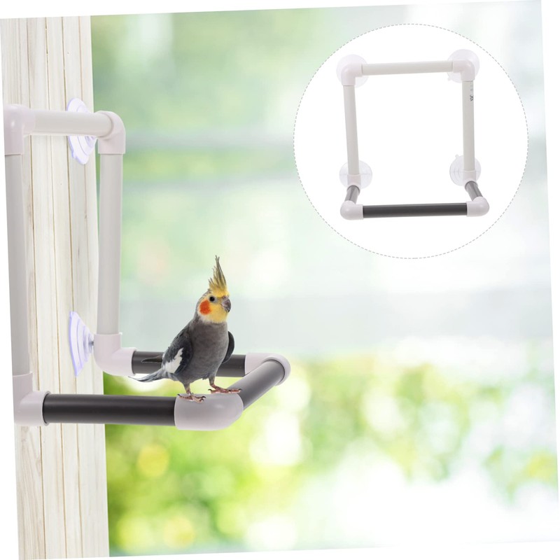ORFOFE 1pc Large Bird Shower Perch Stand Skid Toy for