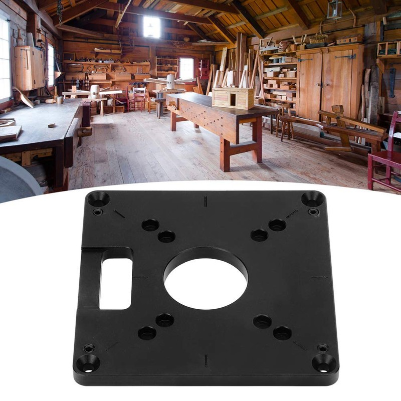 Router Base Plate Table Top Woodworking Router Plate Aluminium Alloy