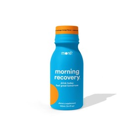 More Labs Morning Recovery Orange Mango: Electrolyte, Milk Thistle Drink Proprietary Formulation to Hydrate While Drinking for Morning Recovery, Highly Soluble Liquid DHM - quantity: 6 pack