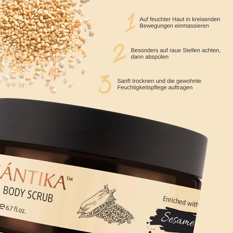 SEAMANTIKA - Mineral Facial Scrub with Apricot Kernels - Gentle