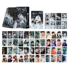 YiYiXiXi 4Pack/220Pcs TXT Photocards TXT Lomo Cards Greeting Card with Postcards Box for Collection